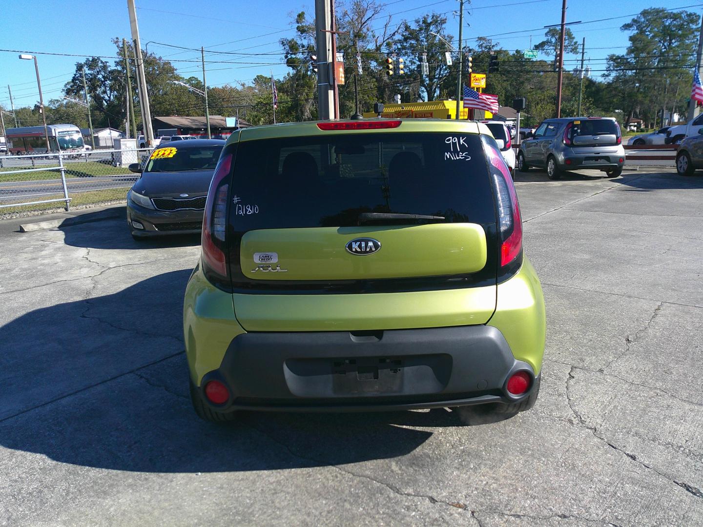 2014 GREEN KIA SOUL + (PLUS) (KNDJP3A59E7) , located at 1200 Cassat Avenue, Jacksonville, FL, 32205, (904) 695-1885, 30.302404, -81.731033 - Photo#3